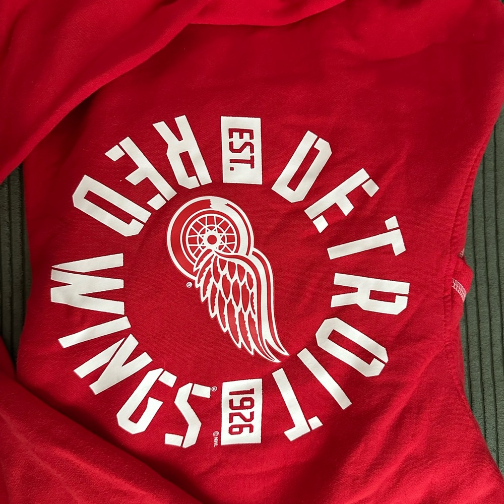 Fanatics Red Detroit Red Wings Hoodie